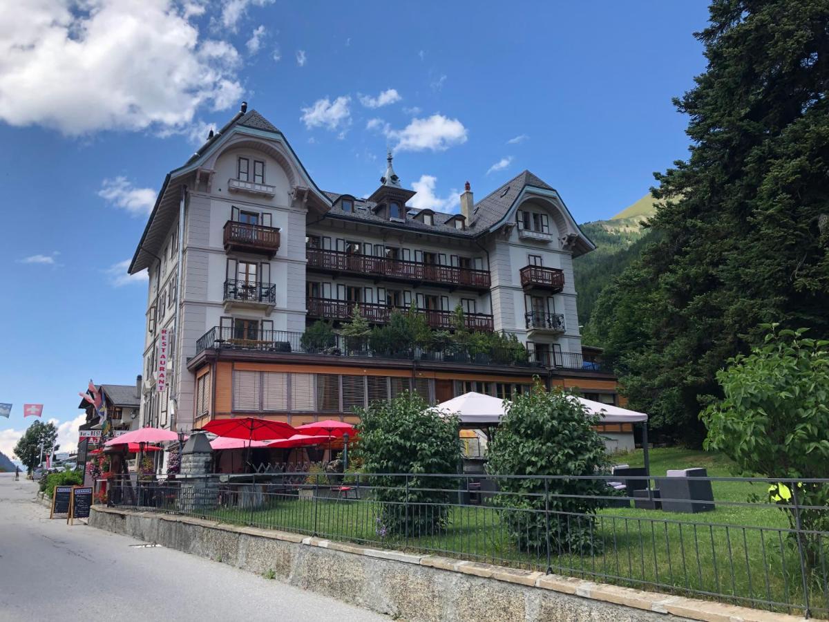 Heida, Studio Ensoleille Au Village Avec Magnifique Vue Sur La Dent-Blanche Evolène Dış mekan fotoğraf